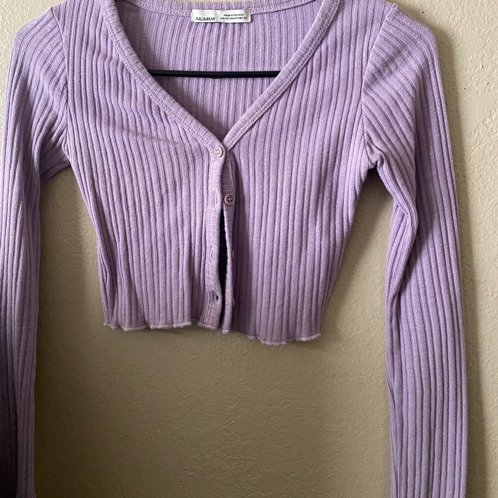 Short cardigan blouse